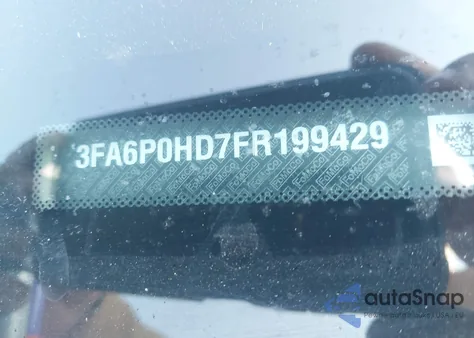 2015 Ford Fusion Se z USA, uszkodzony, nr VIN 3FA6P0HD7FR199429